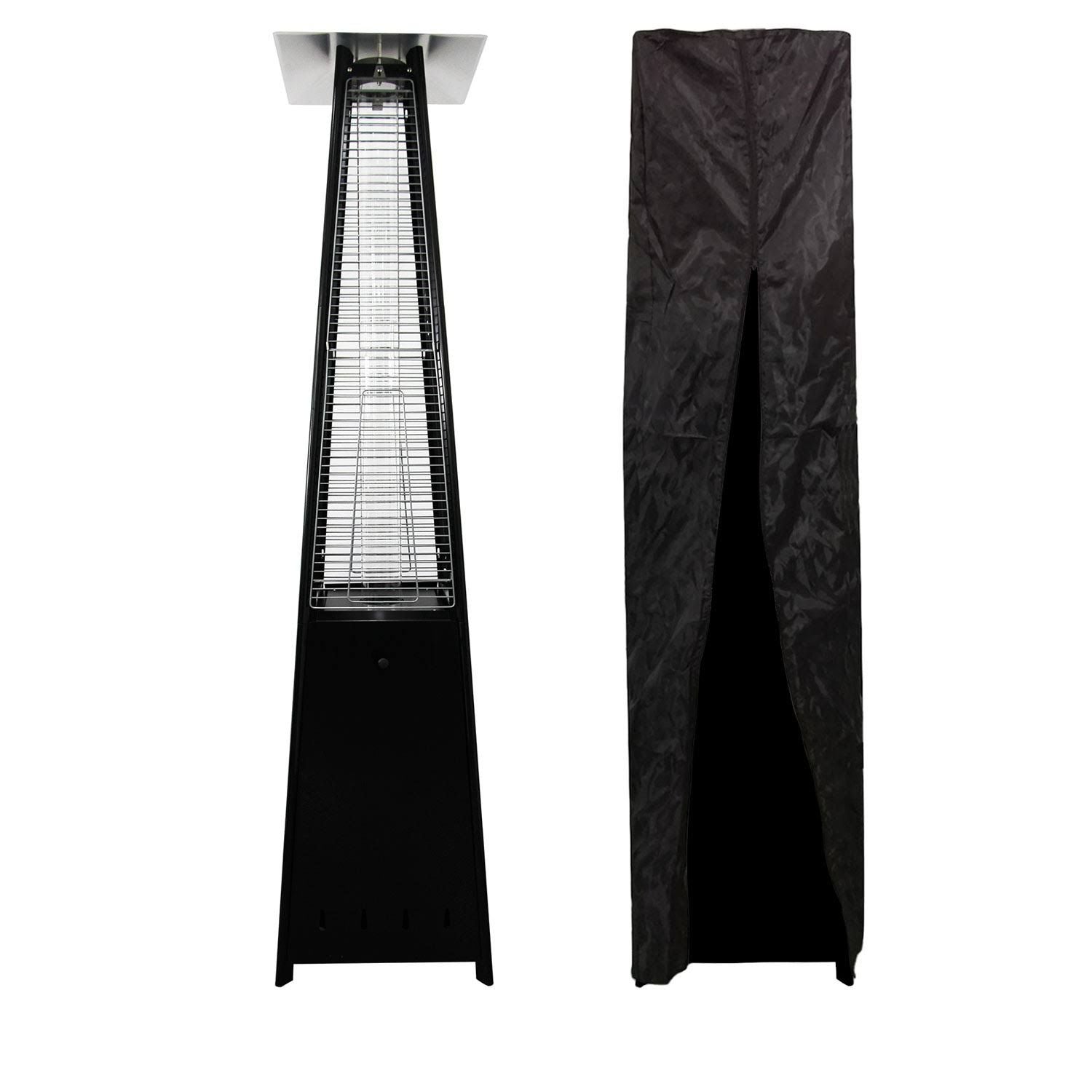 happy garden Parasol Chauffant Gaz Stockholm 13kw Acier(Noir)