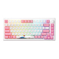akko MOD 007B HE PC Magnetic Keyboard(Rose/Blanc/Bleu)