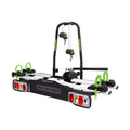 Go Biker Porte-vélos Sur attelage Go Biker E-trek pour 2 vélos Électriques(Noir/Vert/Blanc)