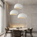 HEYUN Lampe Suspendue Wabi-sabi Blanche E27 Lampes Suspendues Lumières De Restaurant Lampe À Suspension De Bar Créative Style Pour Salle À Manger Salon De Thé Salon Café Cuisine(A1)(Blanc)