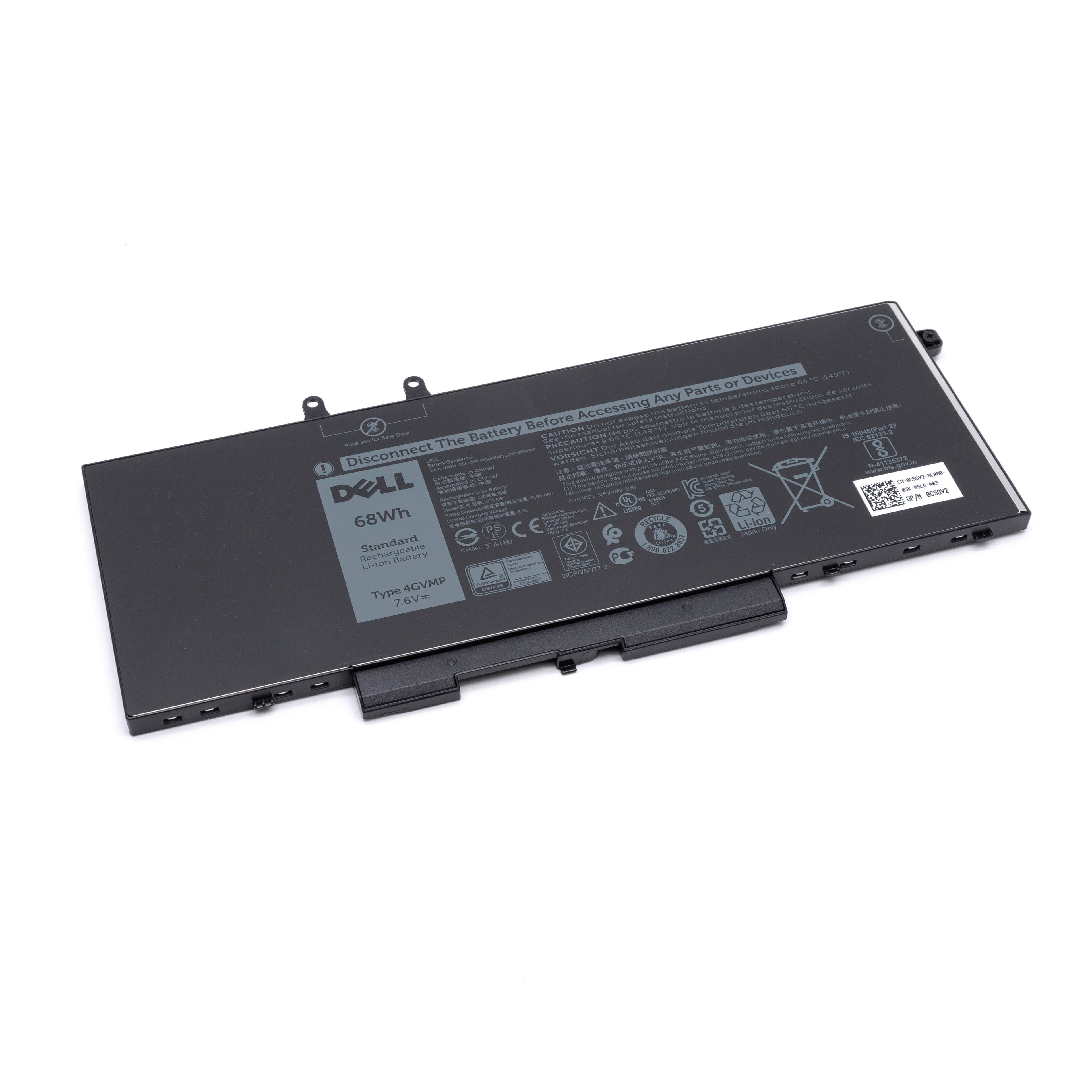 Batterie Dell 4 cellules 68Wh Li-ion(Noir)