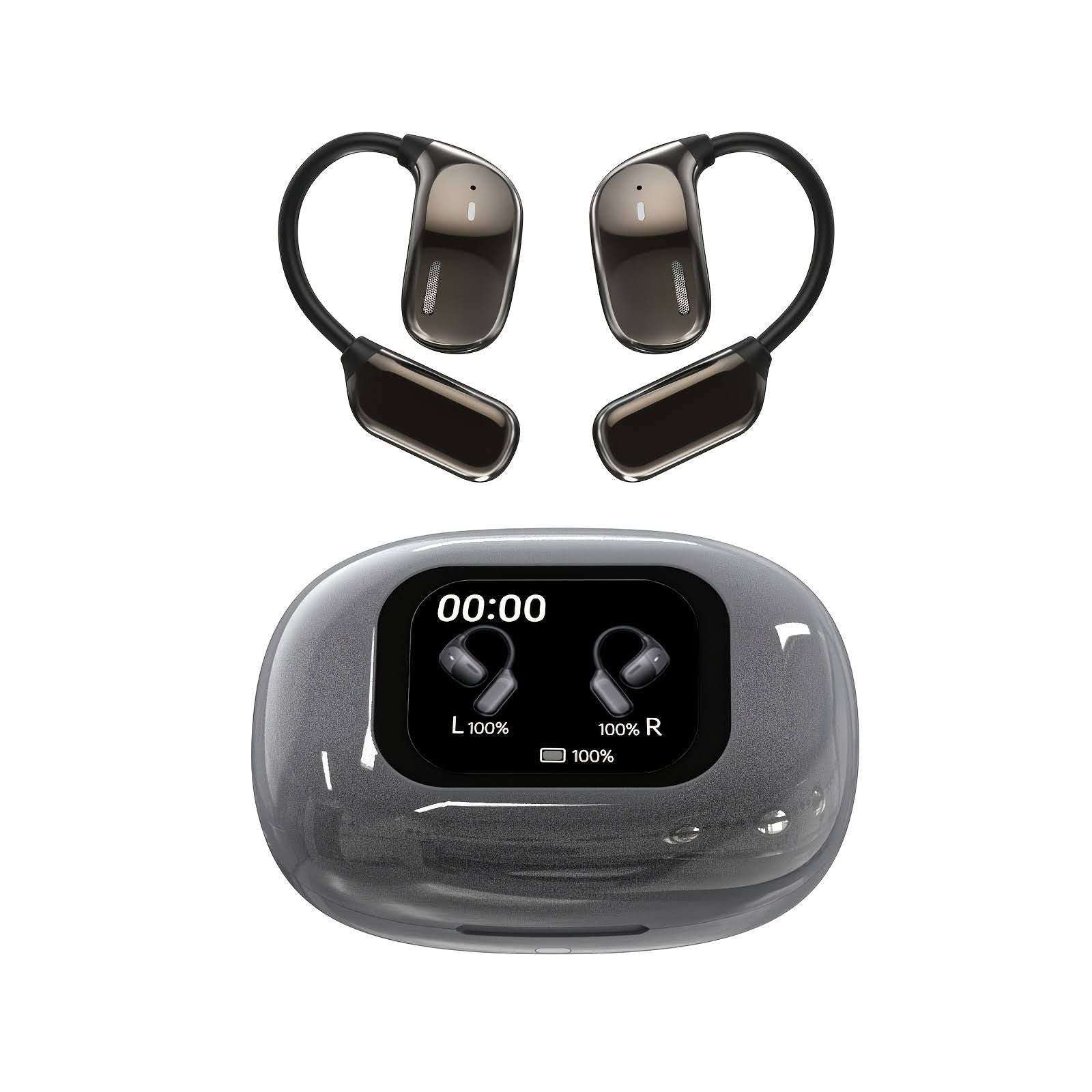 AI Language Translator Earbuds : 3-in-1 Translation Device, Htc ne 23 translation earbuds, Ai translator, Translation earbuds wireless, Supports 144(Noir/Gris)