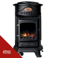 universal Poêle à gaz 3.4KW Noir mat(Noir)